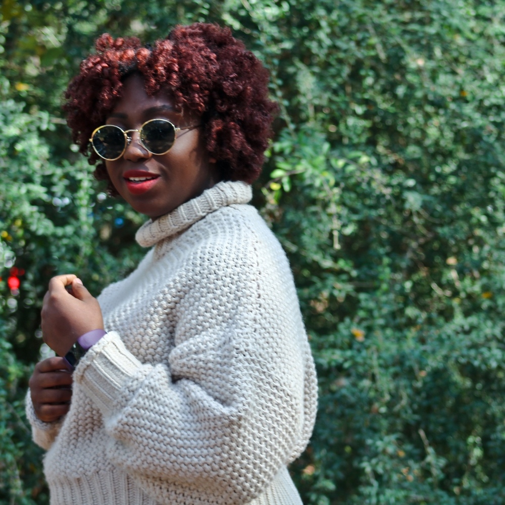 H&M Thermal Cowl Knit Sweater